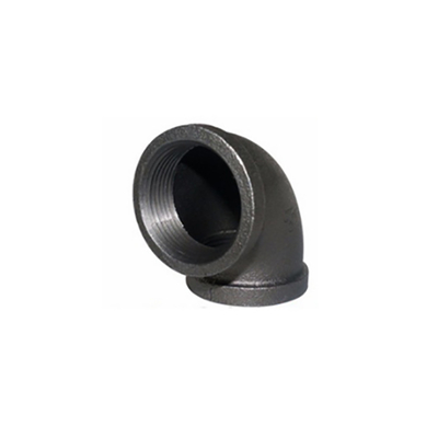 Factory Wholesale High Quality Black Elbow Cast Malleable Threaded Pipe Fittings
